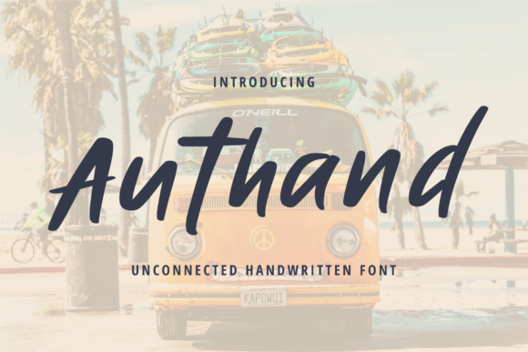 Authand: A Handwritten Font for Professional Branding