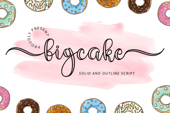 Bigcake: The Elegant Handwritten Font for Stunning Brand Content