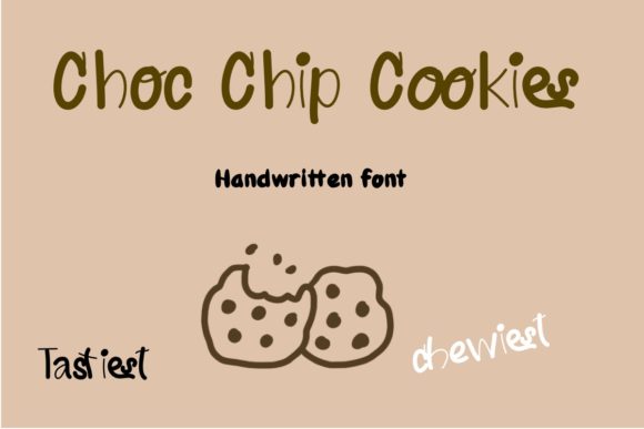 Charming Choc Chip Cookies: A Font for Crafters and Creators