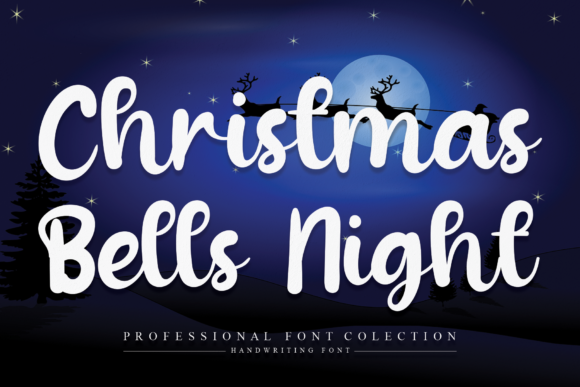 Christmas Bells Night: A Festive Script Font