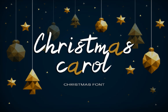 Christmas Carol: A Dreamy Handwritten Font for Elegant Branding