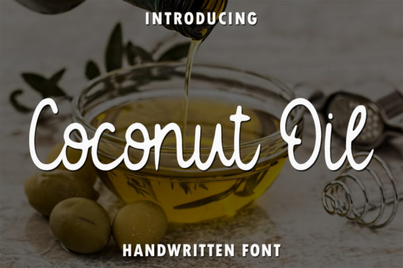 Coconut Oil: A Handwritten Font for Engaging Brand Content
