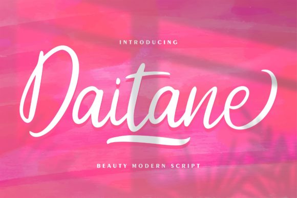 Discover Daitane: A Charming Handwritten Font for Editorial Design