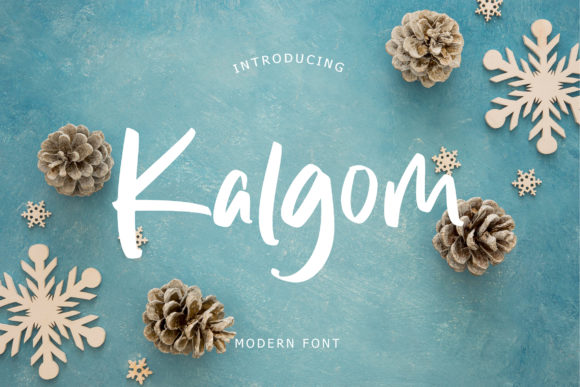 Discover Kalgom: A Modern Script Font for Web Design