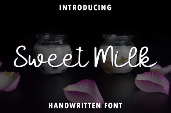 Discover Sweet Milk: A Handwritten Font for Elegant Design