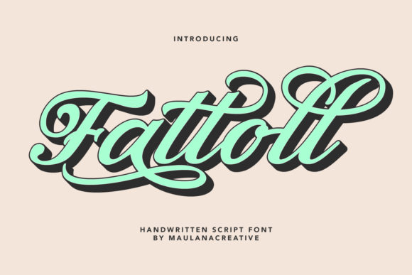 Discover the Versatile Charm of Fattoll Font