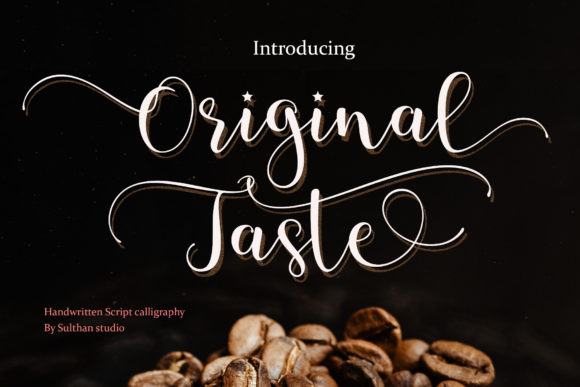 Enhance Your Brand with Original Taste Font
