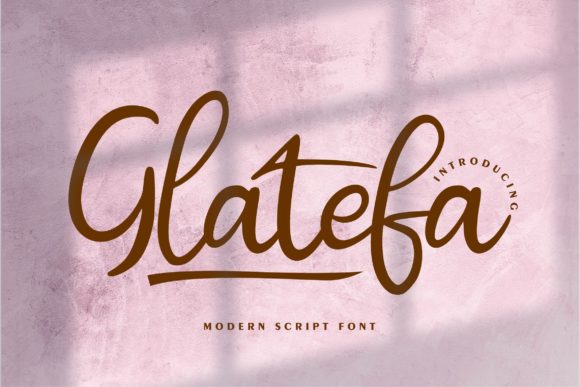 Enhance Your Campaign with Glatefa: A Sweet Cursive Font