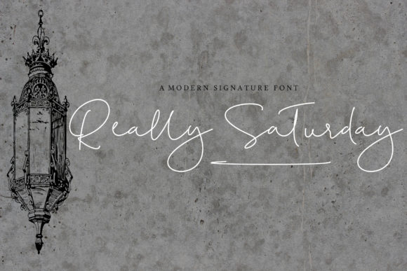 Enhance Your Web Design with Really Saturday Font