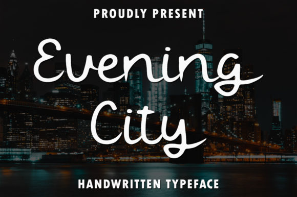 Evening City: A Handwritten Font for Modern Web Design