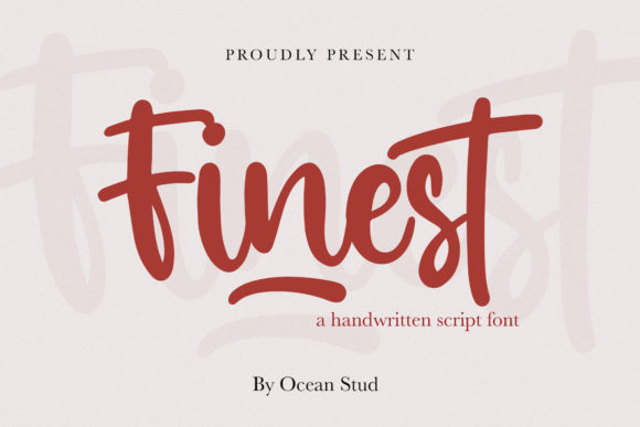 Finest: The Perfect Handwritten Font for Crafters