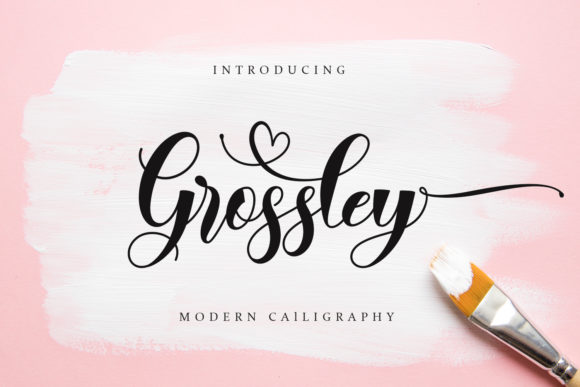 Grossley: A Bold Script for Creative Projects
