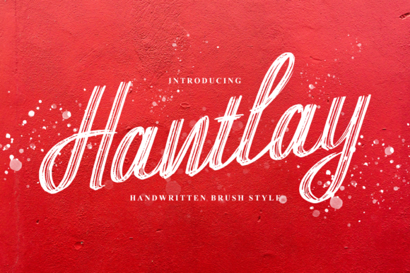 Hantlay: A Cursive Font for Creative Branding