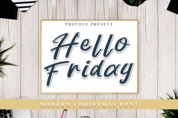 Hello Friday: A Handwritten Font for Engaging Visuals
