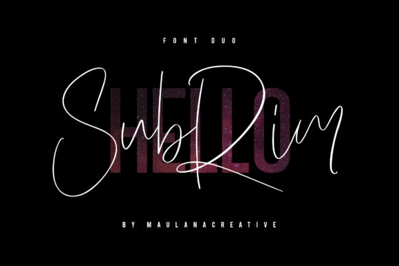 Hello Subrim: A Versatile Font for Crafters and Creators