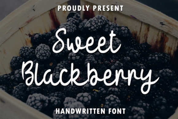 Introducing Sweet Blackberry: A Charming Script Font