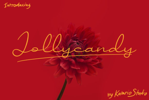 Jollycandy: A Sweet and Cursive Font for Web Design