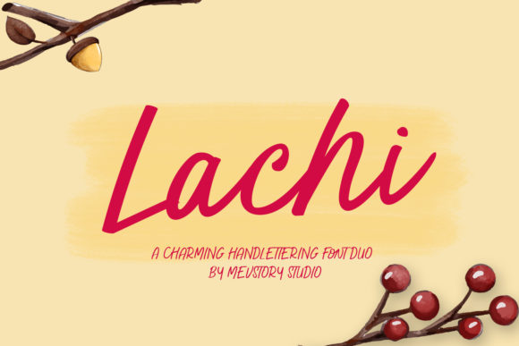 Lachi: A Delicate Handwritten Font for Elegant Campaigns
