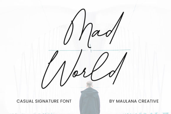 Mad World: A Handwritten Font for Elegant Web Design