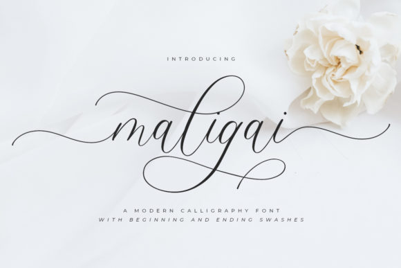 Maligai: A Romantic Calligraphy Font for Web Design