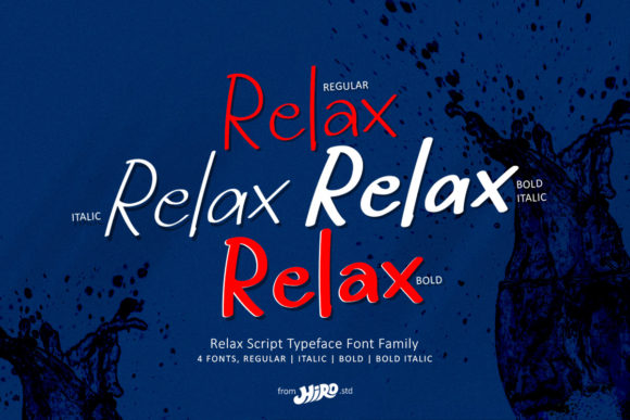 Relax: A Versatile Handwritten Font for Modern Web Design