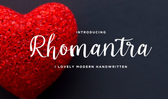 Rhomantra: A Handwritten Font for Crafters and Creators