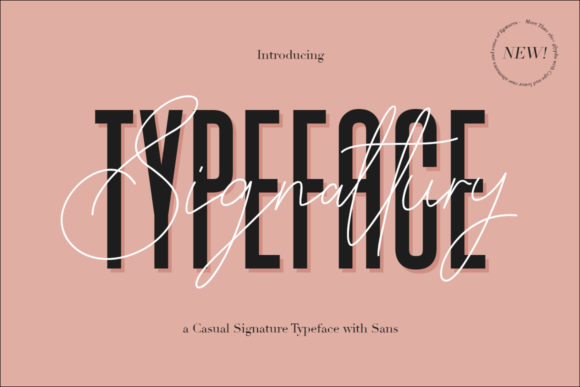 Signattury: Elevate Your Campaigns with a Versatile Font Duo