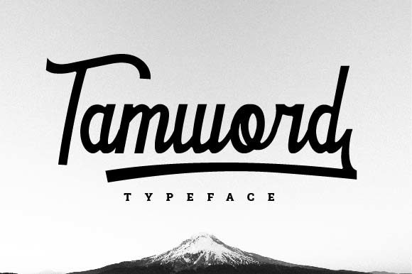 Tamword: A Cursive Handwritten Font for Elegant Web Design