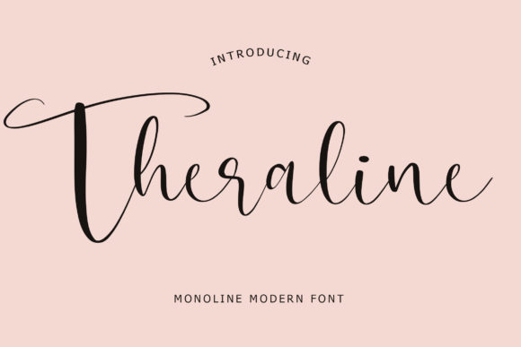 Theraline: The Perfect Script Font for Craft and Design