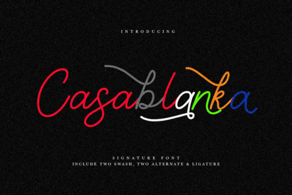 Transform Your Brand with Casablanka: A Versatile Handwritten Font