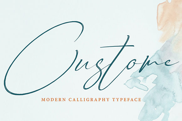 Transform Your Brand with Custome: A Delicate Handwritten Font