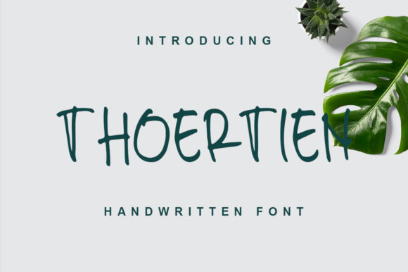 Transform Your Brand with Thoertien: A Versatile Handwritten Font