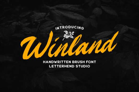 Winland: A Vintage Cursive Font for Elegant Web Design