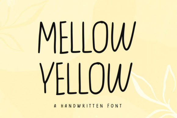 Yellow Mellow: A Charming Handwritten Font for Web Design